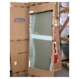 Frosted Glass panel.