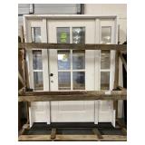 36" RH Fiberglass Exterior Door w/Side Lites