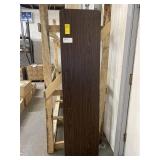 18" x 72" Folding Brown Table