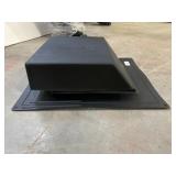 Slant Black Roof Louver x 6