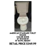 American Standard Round Bowl Toilet