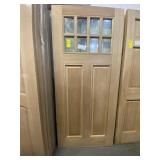 36" Craftsman Style Wood Door Slab