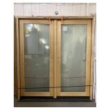 69.5" x 78" Unfinished Wood French Door