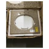 25" Granite Vanity Top w/ Oval Cut Out