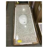 61" Granite Vanity Top w/ Sink