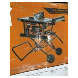 10in Portable table saw w/ folding stand.