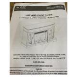 47in Infrared media electric fireplace.