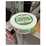 White polishing compound.