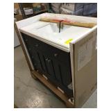 42in Bathroom Vanity w/ backsplash.