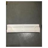 26 1/2in white blinds.