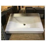 24"White Sink Top