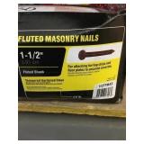 1-1/2" fluted masonry nails