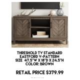 Threshold TV Stand Eastford V-Pattern