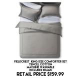 Fieldcrest King Size Comforter Set