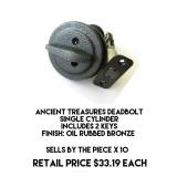Ancient Treasures Deadbolt x 10