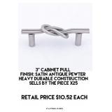 3" Cabinet Pull x 25