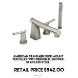American Standard Deck Mount Tub Filler