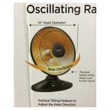 Oscillating Radiant Heater