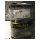 Schlage LH hall & Closet door levers x6.