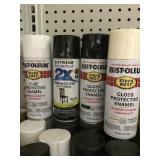 Misc spray paint x18.