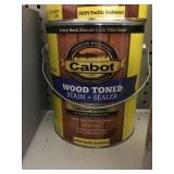 Wood toned stain + sealer x2.