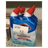 2pk Clinging Bleach Gel x 3 packs