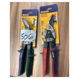 Irwin offset tin snips by the pc x2