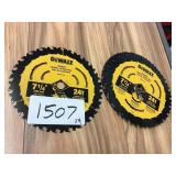DeWalt 7-1/4in 24T saw blades by the pc x9