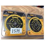 DeWalt 7-1/4in 40T saw blades by the pc x2