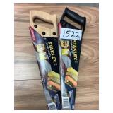 Stanley sharp tooth hand saws by the pc x2