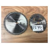 Sutherlands Pro 7-1/4in 24t saw blades x9