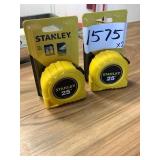 Stanley 25ft. Tape measures by the pc x2