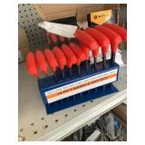HILTEX 10pc T-handle hex key set