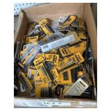 Box of DeWalt screwdriver accessories