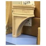 Maple Hafele Small Arcadian Corbel x 2