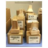 Misc Decorative Wood Feet x 20 pieces
