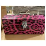Pink Leopard Tool Box. x2