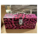 Pink Leopard Tool Box. x2