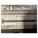 2" Fine Thread Drywall Screws 1lb x 24