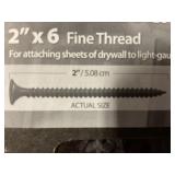 2" Fine Thread Drywall Screws 1lb x 24