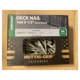 16d 3 1/2" Deck Nail. 1lb x 12