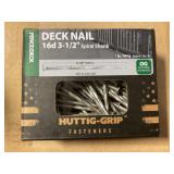 16d 3 1/2" Deck Nail. 1lb x 12