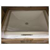 18" Undermount White Sink