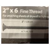 2" Fine Thread Drywall Screws 1lb x 24