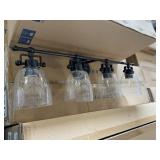 Vanity 4 Light W/Bubble Glass type Globes