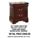 21.5" Cherry Nightstand