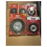 Mix- Assort. Sz. Crimped Wire Wheels.
