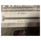 2" Fine Thread Drywall Screws 1lb x 12