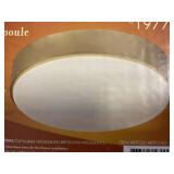 1-Light Flushmount Ceiling Fixture (Nickel) x2