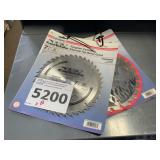 Century 7 1/4" 40T,  8" 24T. Saw Blades  x2